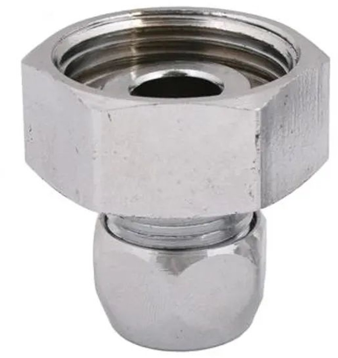Schlösser Armaturen JS Wastafelmeterkoppeling, Uitgang Binnendraad 3/4'' x 10mm, verchroomd, 0022441550001