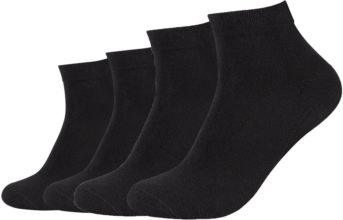 camano, Unisex sokken, camano, ca-soft, bamboevezel, zonder compressie, piqué-boord, verstevigde hiel, verstevigde teen, handgekettelde teennaad, 4-pack, comfortabele sokken, zachte sokken, duurzaam.