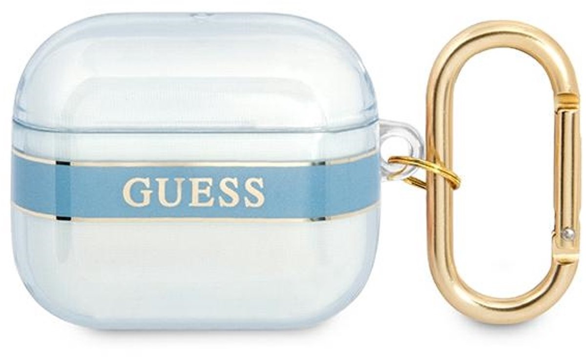 Guess - GUA3HHTSB - AirPods - 3 - cover - blauw/blauw - Strap - Collection