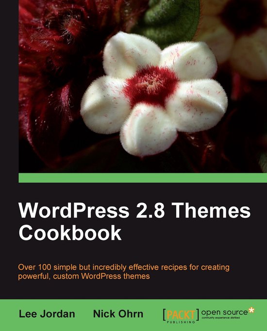 WordPress 2.8 Themes Cookbook - cover