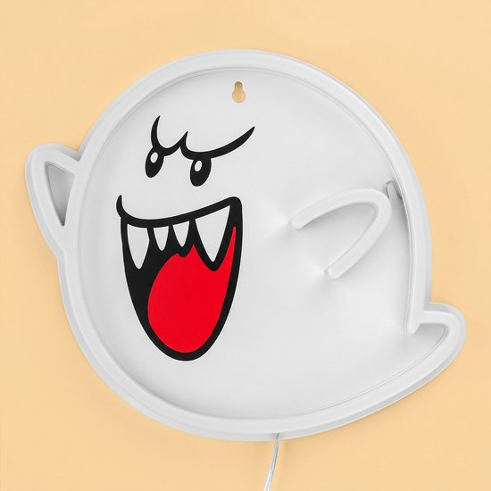 Super Mario Boo neon muurlamp van Paladone — afbeelding 4