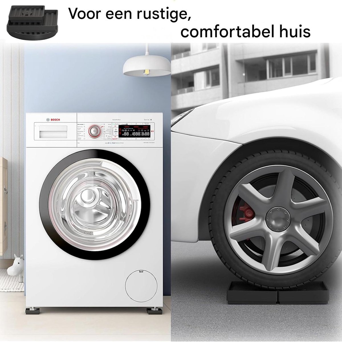 longziming -Meubelonderzetters - Antislip Meubelpads - TPE Rubber Onderleggers - Dubbelzijdige Grip - Geluidsdemping - Hoogwaardig TPE-Rubber - Geurloos En Duurzaam - Universeel Voor Vloerbescherming - 4 Stuks
