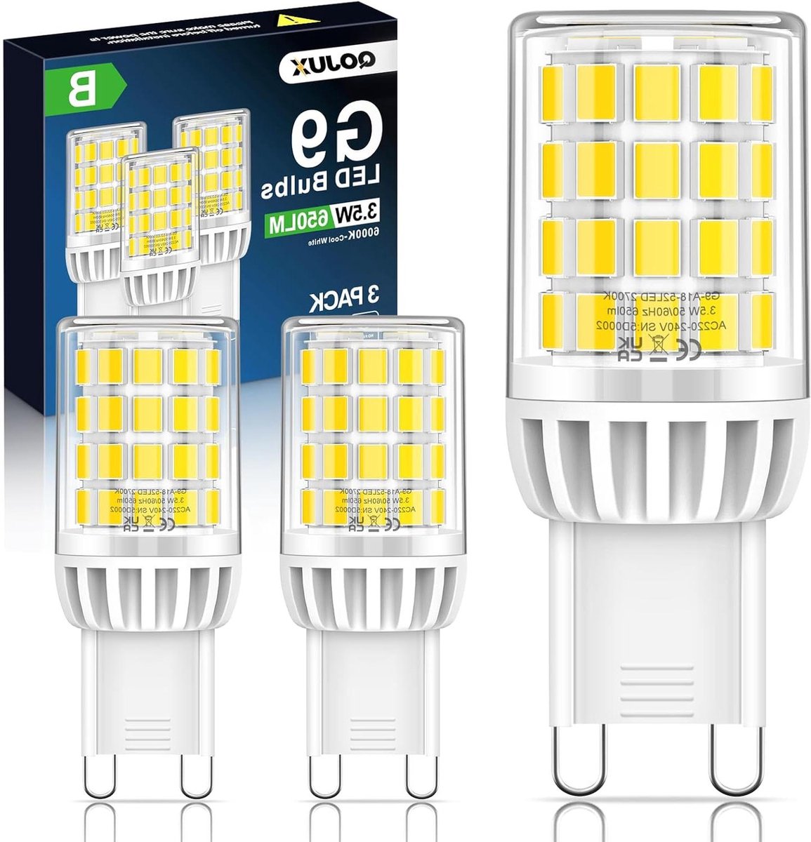 LED Lamp - G9 Lamp - Huis Verlichten - Energiebesparend - 3.5 Watt - Koud Wit