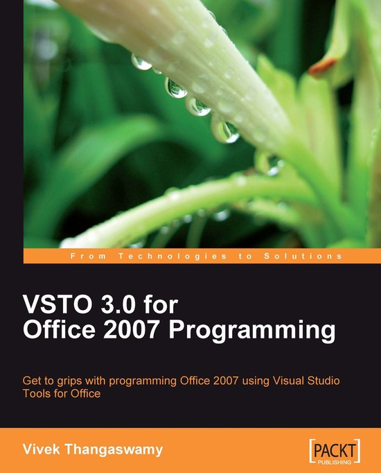 Vsto 3.0 for Office 2007 Programming - cover