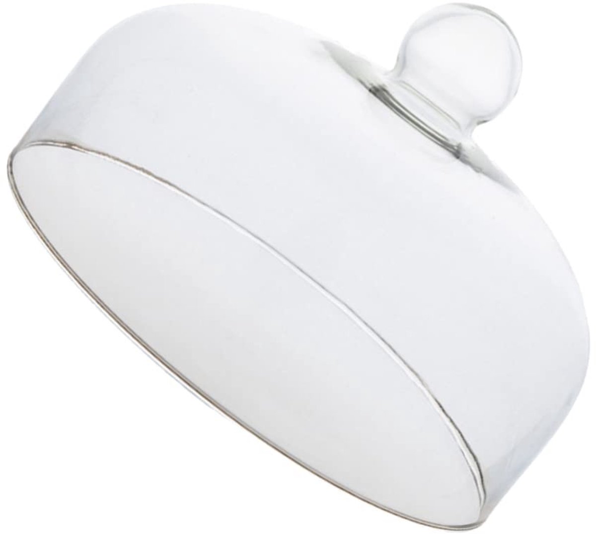 Ronde Glazen Taartstolp met Deksel Transparant 21 cm
