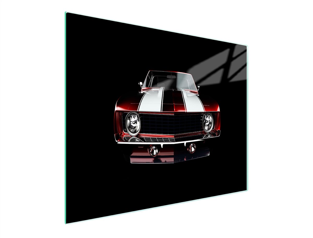 TMK ArtDeko - Snijplank van Gehard Glas - 52x30 cm - UV-Print - Antislip