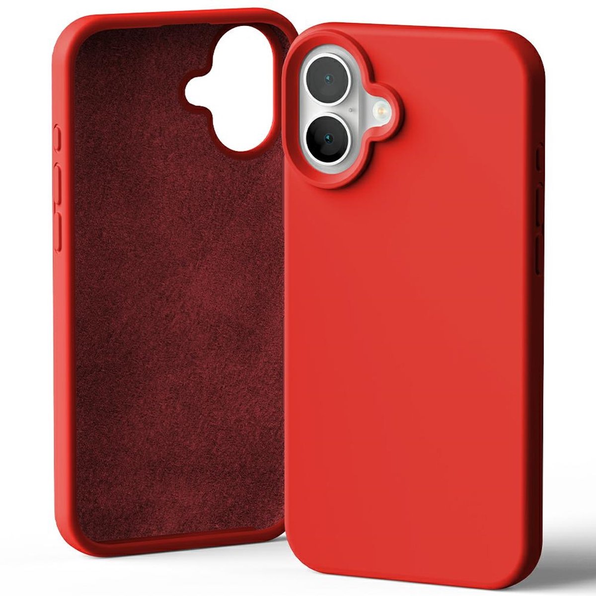 Mercury Siliconen Hoesje Voor Iphone 16 Plus 6,7 Ideaal Voor Dagelijks Gebruik