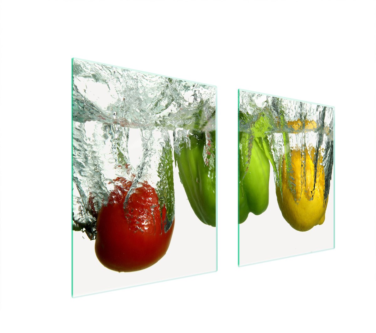 TMK ArtDeko - Snijplank - 85 x 52 cm - Paprika - Veiligheidsglas