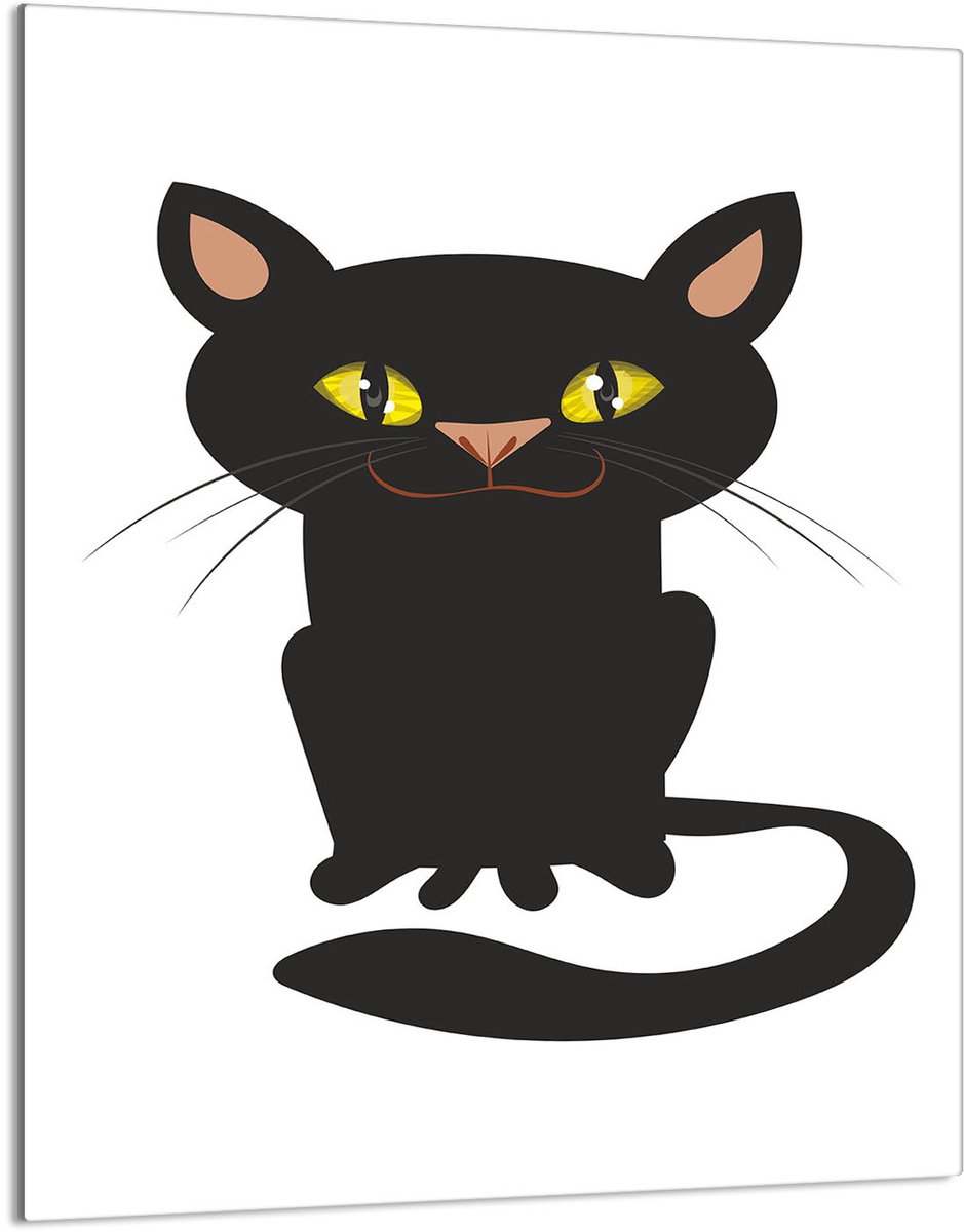 TMK ArtDeko Serie - Snijplank - 40x52 cm - Kat - Glas