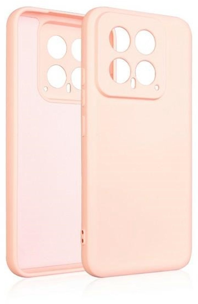 Beline Case Silicone Xiaomi 14 roze-goud/roségoud