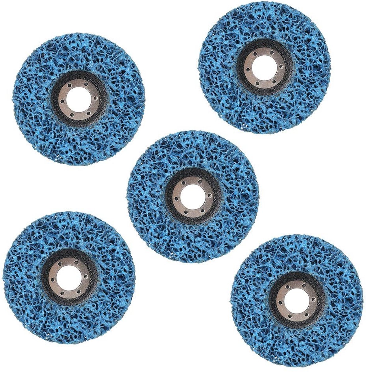 Allecto - Verfverwijderingsschijven - Nylon Schuurdisc voor Roest en Verf - Efficiënt voor Haakse Slijper - Duurzaam en Sterk - Set van 5 Stuks - G...