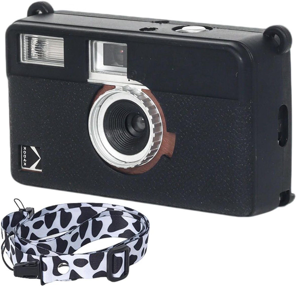 Zachte Siliconen Camera Bescherming, Ultra Dun en Lichtgewicht voor EKTAR H35 H35N Filmcamera met Schouderband, Zwart Silikonencase voor Fotografie