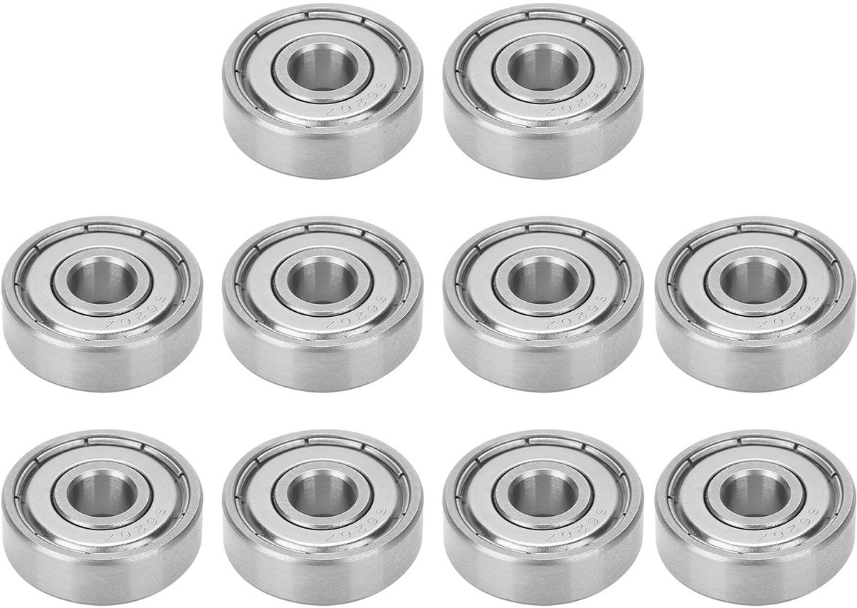 Allecto Rvs Kogellagers Skateboards en Rollers Duurzaam en Betrouwbaar 6x19x6MM Hoogwaardige Materialen Geschikt voor Sportuitrusting -…