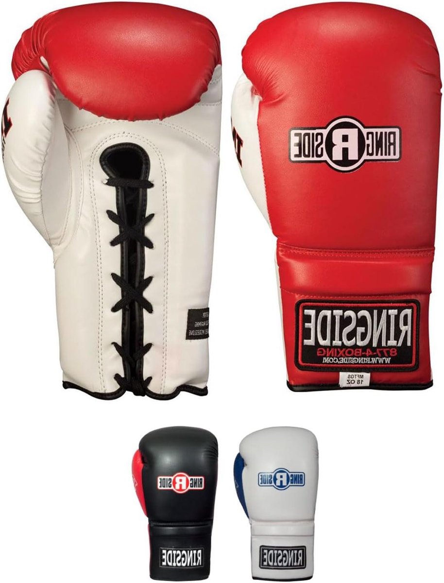 Trainingshandschoenen - Sparring handschoenen - Sport training - IMF Tech vulling - 16 OZ - Rood