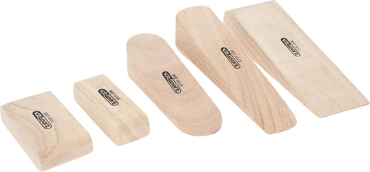Set soldeerhoutjes - Soldeerspatels Hout krabbers - Heetvertinde vlakken bewerken - Uitgebreide set - 5-dlg - Beige