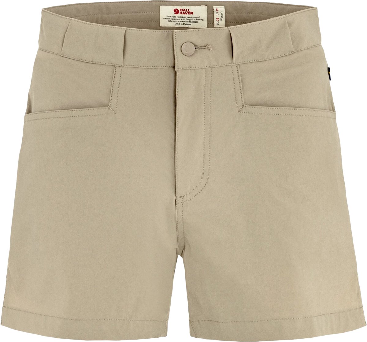 Fjällräven High Coast Lite Korte Broek Dames Short Fossil Beige