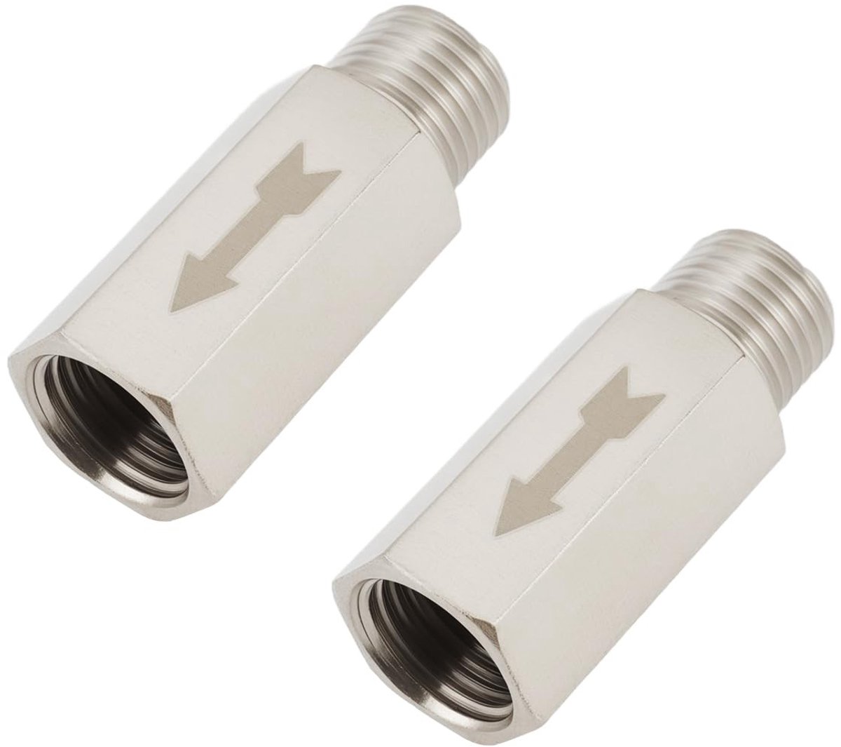 Dailygoods - 2 Stuks Messing Draad Check Kleppen 1/4 Inch