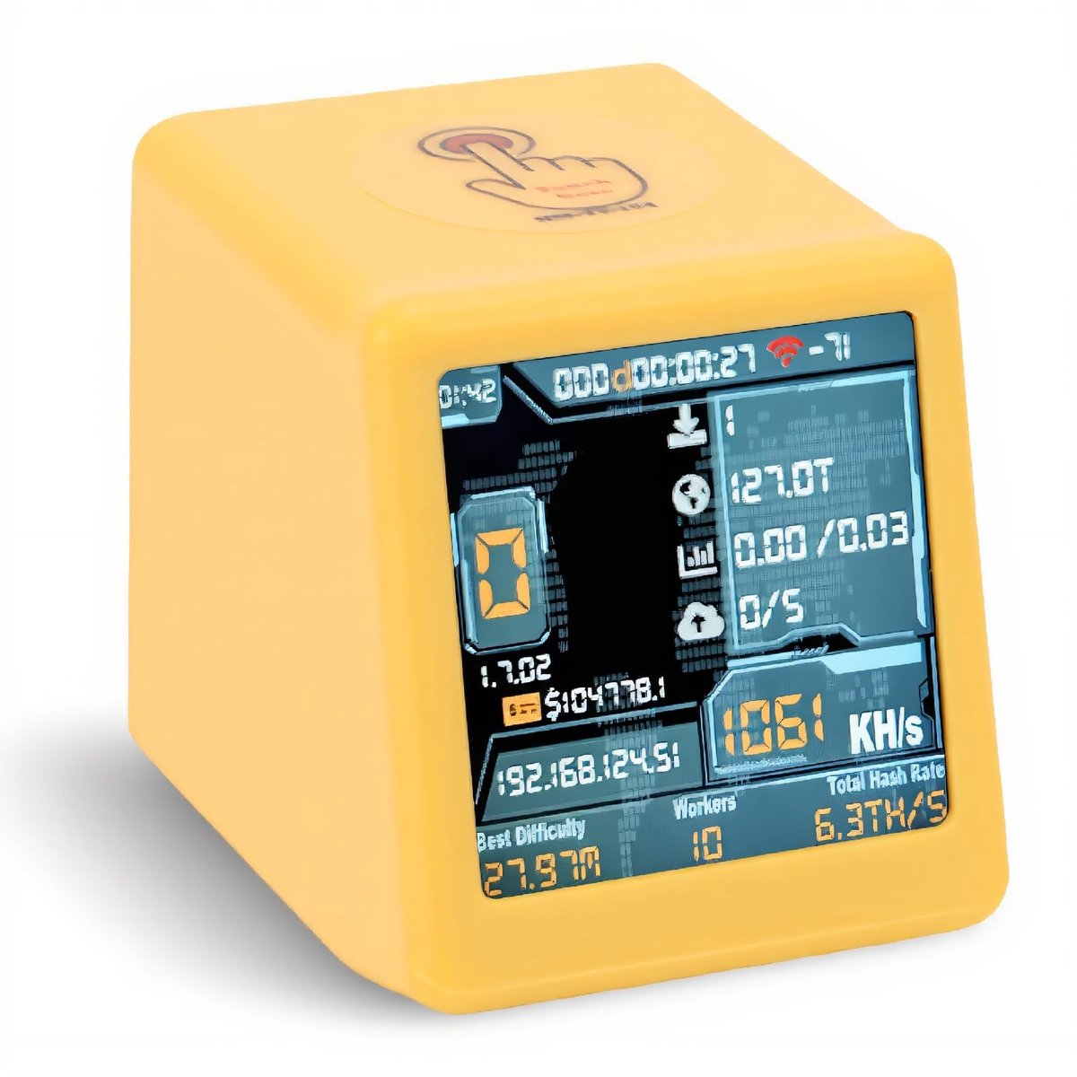 Dailygoods - Loterij Mijnwerker met 1050 KH/s Hash-snelheid en WiFi-connectiviteit