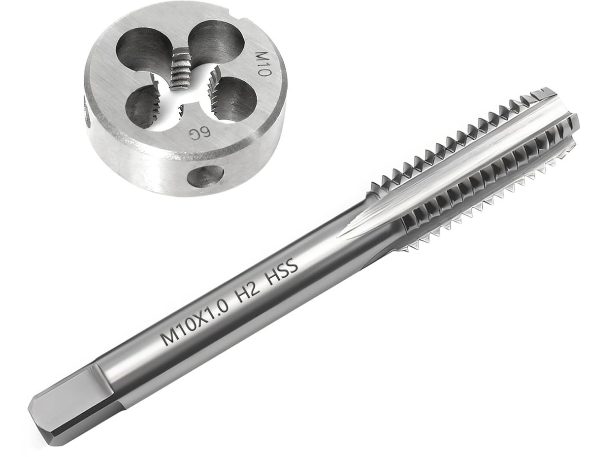 Dailygoods - Metrische Schroefdraadboor M10 x 1 voor Precisiewerk