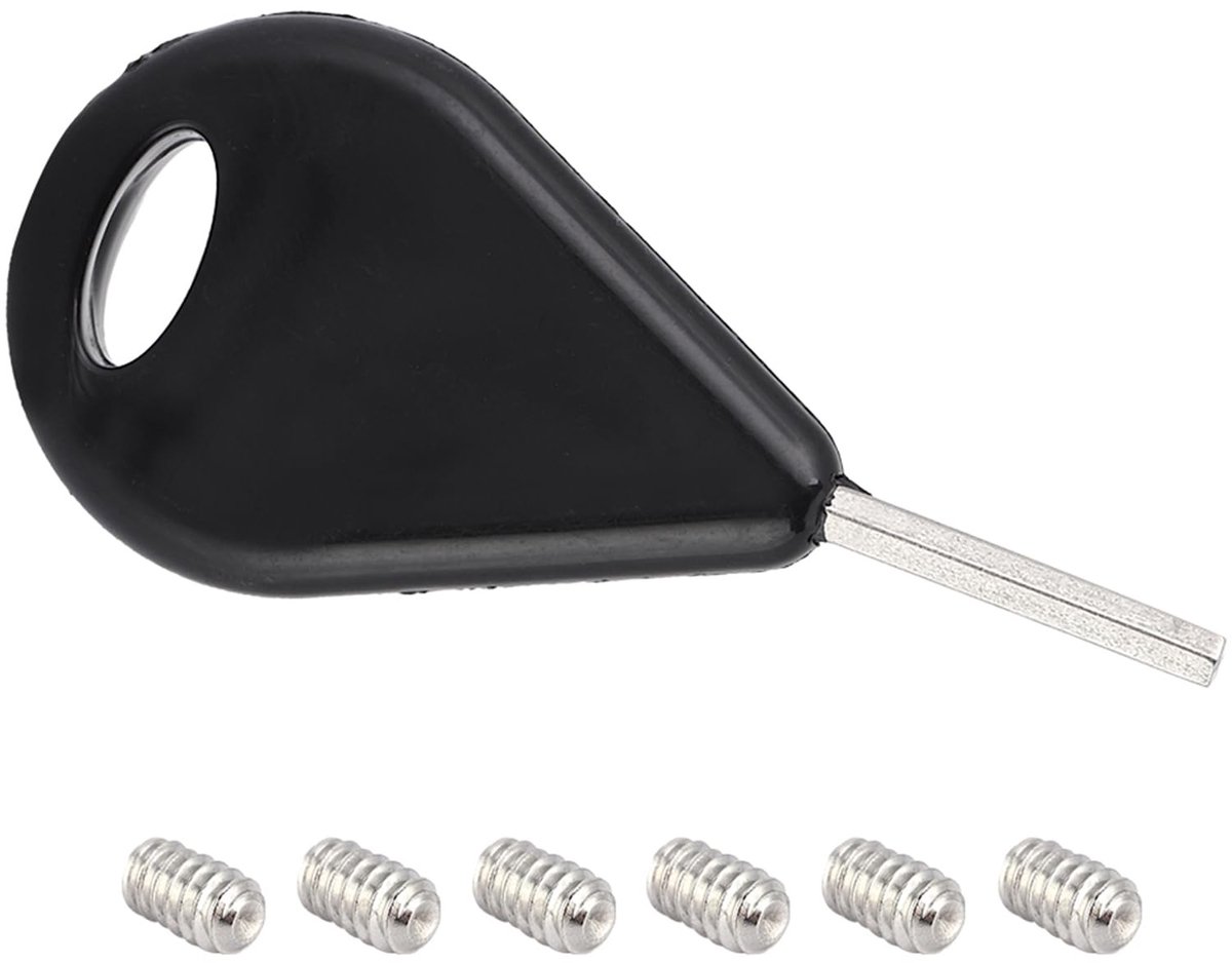 Dailygoods - Dailygoody - Surfplank Vin - Vervangingshulp voor Surfborden - Roestvrij en Duurzaam - Eenvoudig in Gebruik - Inclusief Schroeven - Geschikt voor