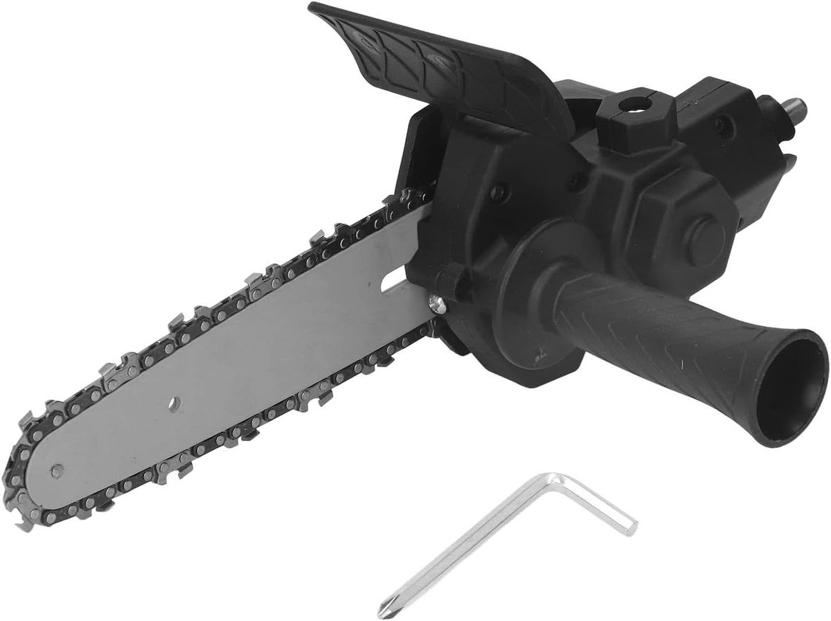 Draagbare Zaagadapter voor Boormachines, Geschikt voor 15cm Elektrische Boor, Ideaal voor Buitengebruik en Houtbewerking