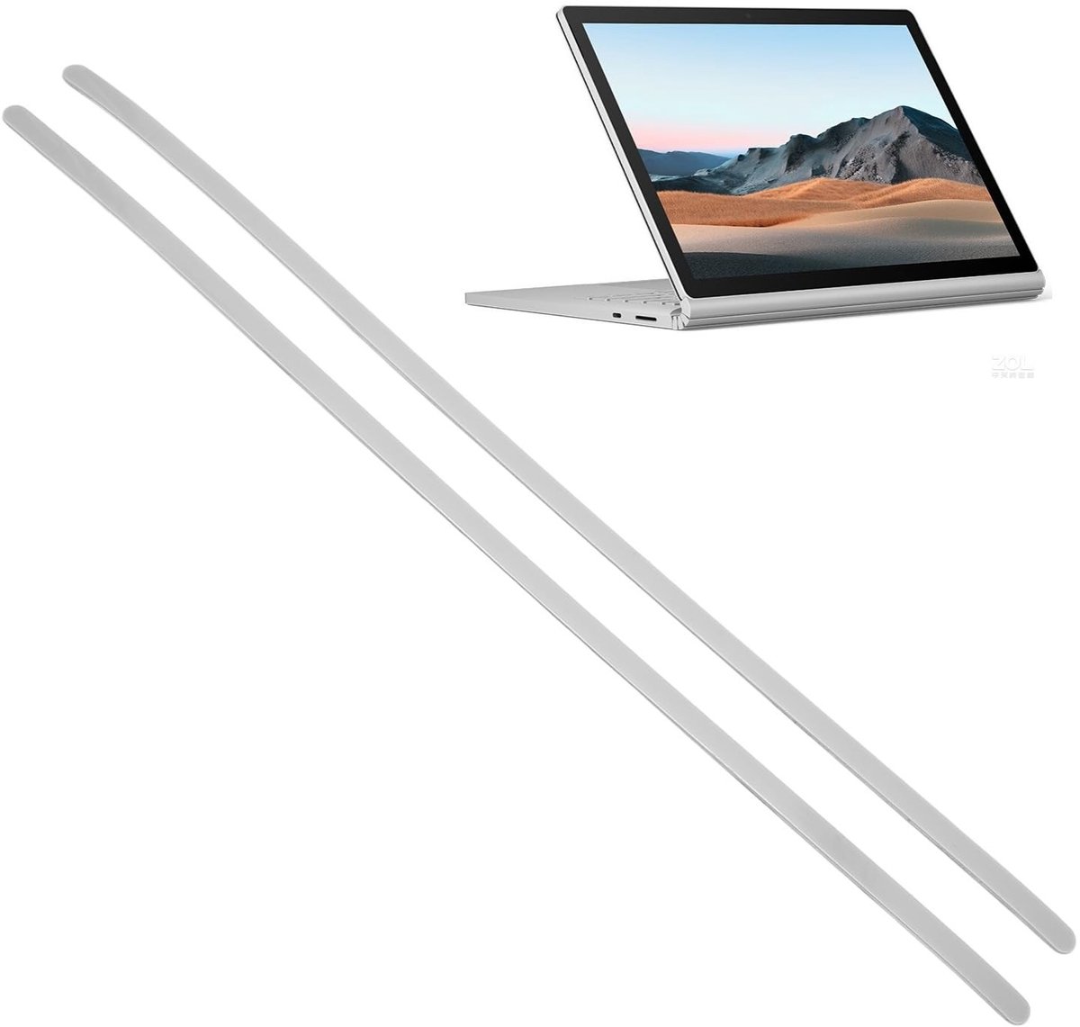 Dailygoody - Bumpervoetstrips - Laptop Studio - Hoogwaardige bescherming - Grijs - Rubberen voetstrips - Compleet pakket - Geschikt voor 14,4 inch lap...