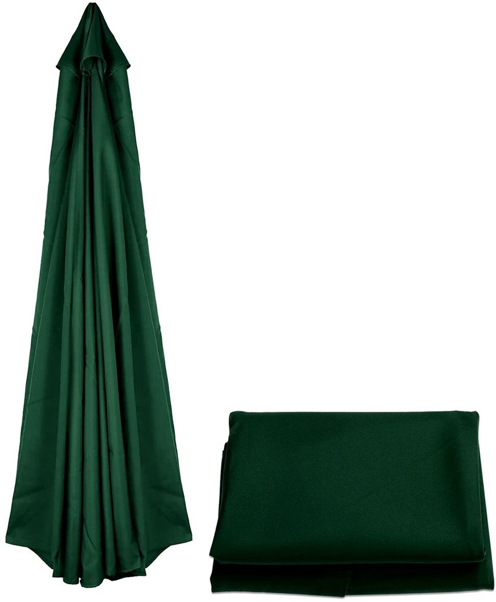 Dailygoods - Dailygoody - Vervangend doek voor zweefparasol - Waterdicht en UV-bestendig - 3 x 3 m - Duurzaam polyester - Geschikt voor 8 ribben - Perfect voor tui...