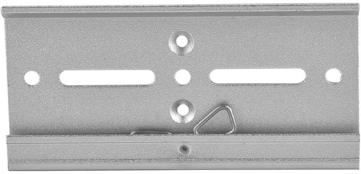 Dailygoods - Dailygoody - 35mm aluminium din rail klem - Vaste montage clip - Wit - Sterk en duurzaam - Geschikt voor montage relais - Ideaal voor elektrische inst