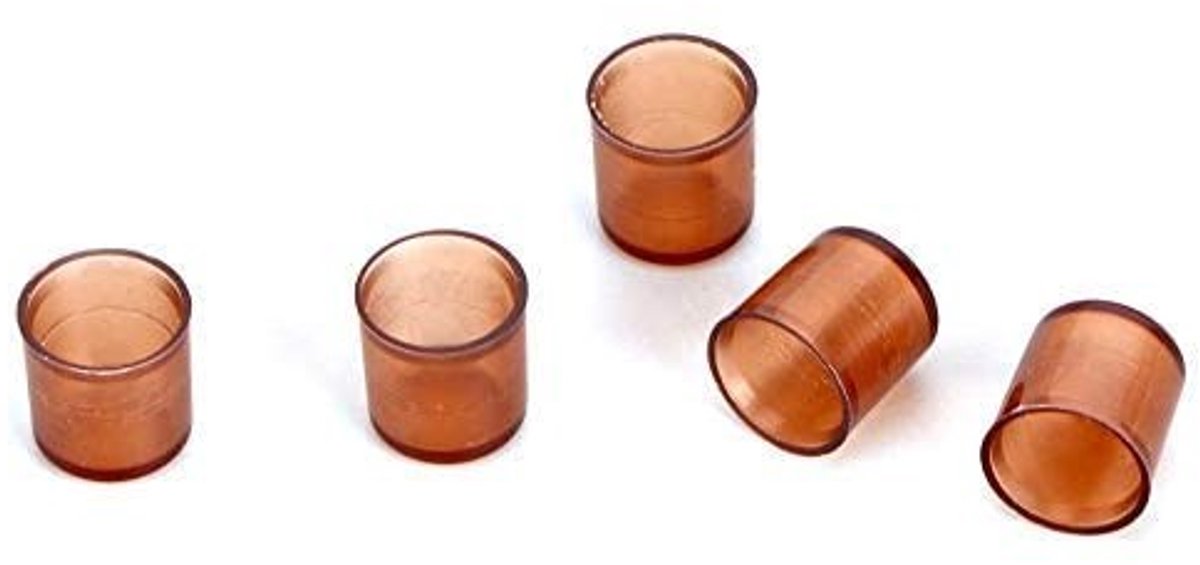 Dailygoods - Dailygoody - Beekeeper cell cups - 500 stuks - Duurzaam en gebruiksvriendelijk - Bruin - Bijenkoningin kweken - Perfect voor bijenhouders - Ideaal voo