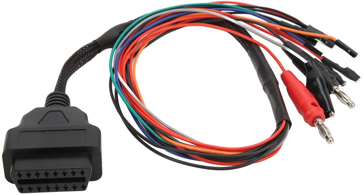 Dailygoods - Dailygoody - OBD2 Breakout Kabel - Diagnostische Verlengkabel - Krachtig Programmeerhulpmiddel - Compact Formaat - Compatibel met Diverse ECU's - Idea