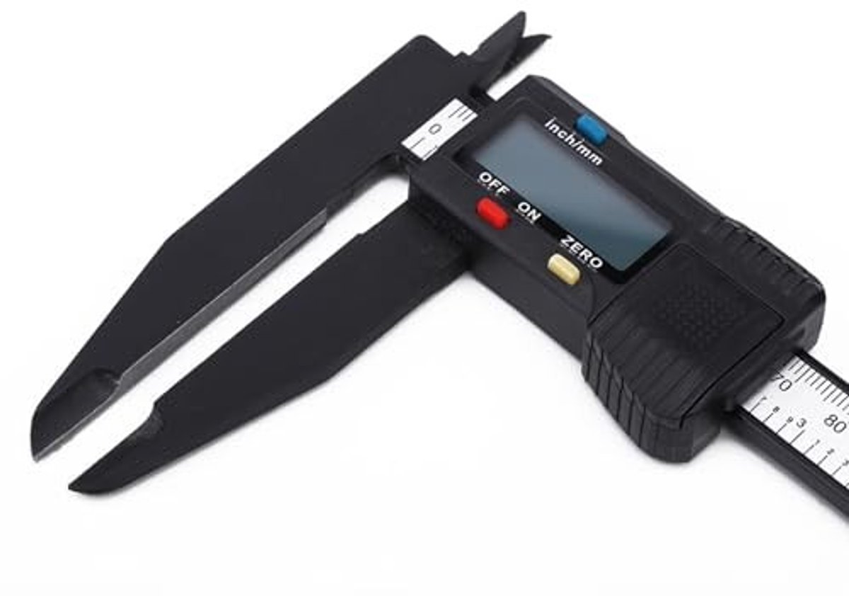 Dailygoods - Dailygoody - Digitale Elektronische Cper-koolstofliniaal - Precisie met Kaak-u-gereedschap - 150 Mm / 300 Mm - Nauwkeurig Metingen - Geschikt voor Pro