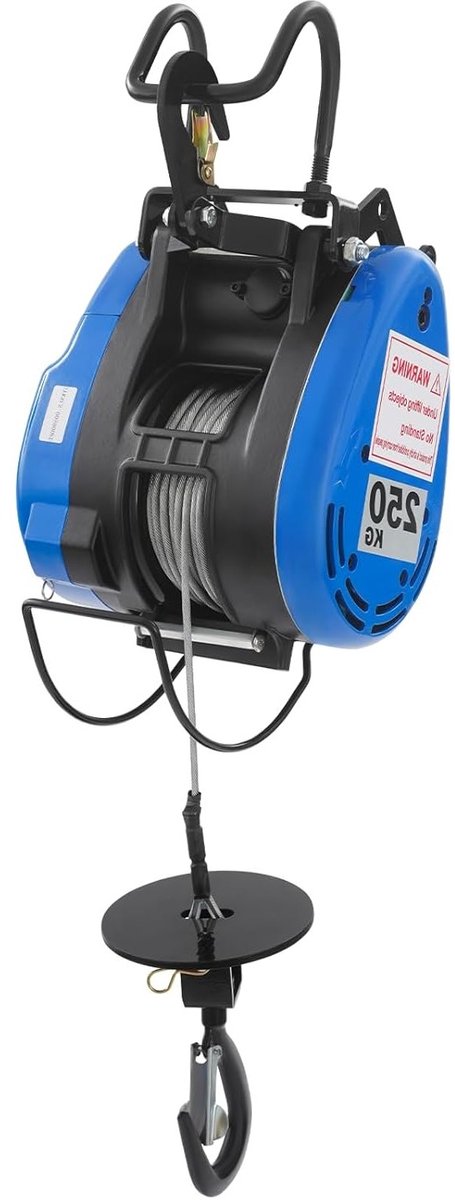 Krachtige Elektrische Seilwinde 1500W met Draadloze Afstandsbediening voor Landbouw, Industrie en Havenactiviteiten