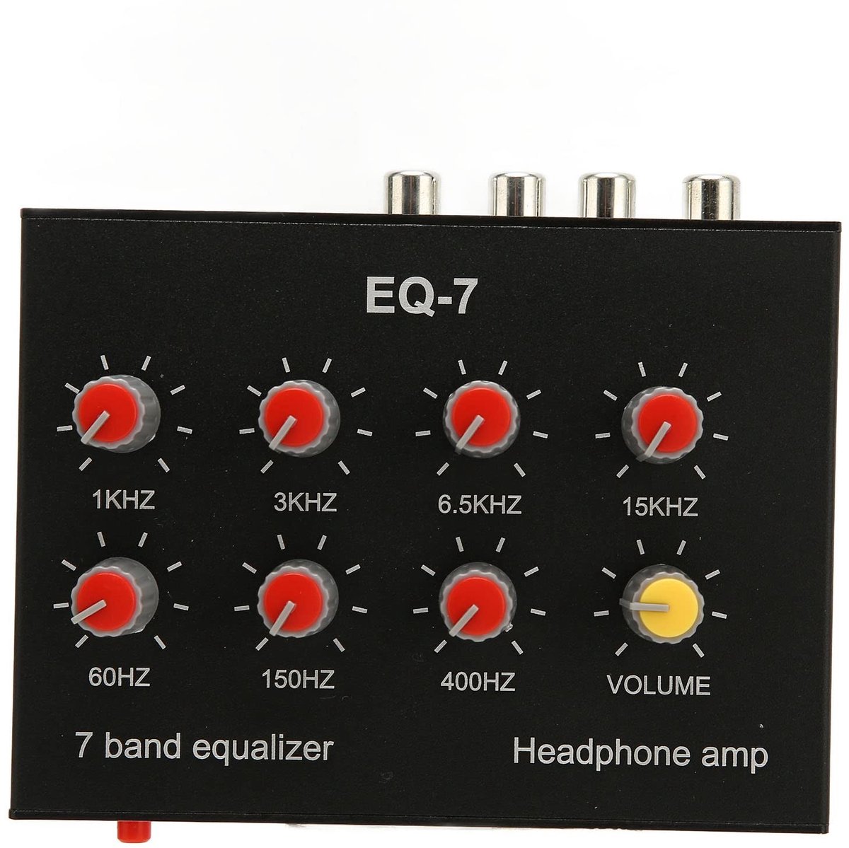 Dailygoods - Dailygoody - 7-bands Geluidsequalizer - Tweekanaals Digitale Equalizer - Hoge Basaanpassing - 3,5 Mm-interface - Voor Opnemen en Streamen - Perfect vo