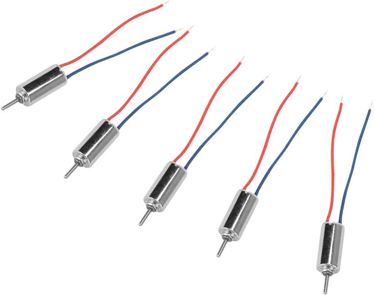 Dailygoods - Dailygoody - Micro Motor zonder Kern - DC 4.5 V Motoren - Klein formaat - Voor Modelbouw en Speelgoed - Geschikt voor Elektronische Toepas...
