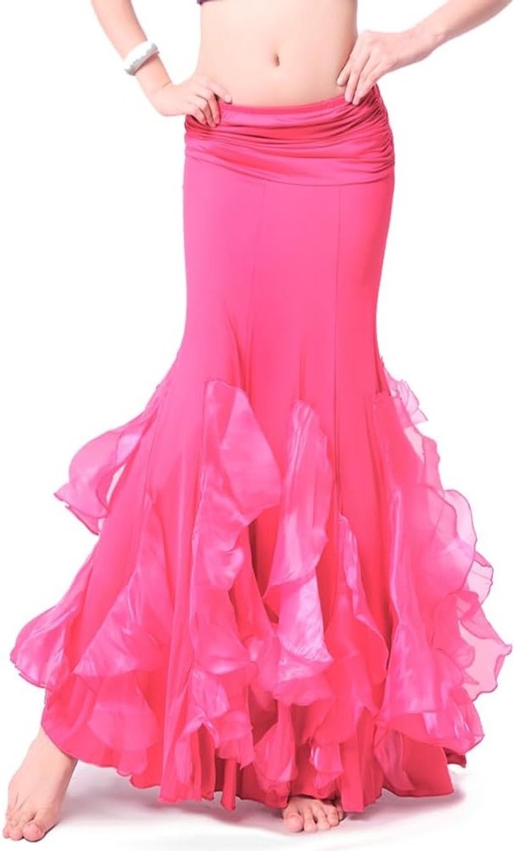 Professionele buikdansrok voor dames | Maxi rok voor buikdans kostuum | Sexy en elegante buikdans kleding voor vrouwen