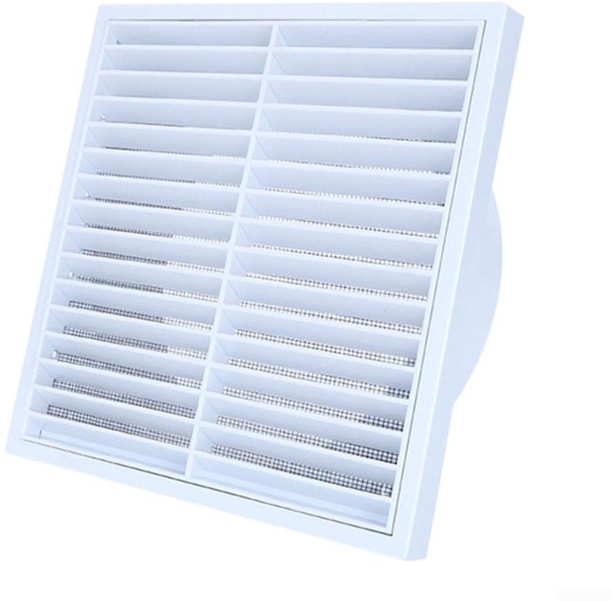 Dailygoods - Dailygoody - Ventilatierooster - Luchtuitlaat - Ideaal voor afzuigventilatie - 100 mm - Kunststof - Geschikt voor binnen en buiten - Compact model