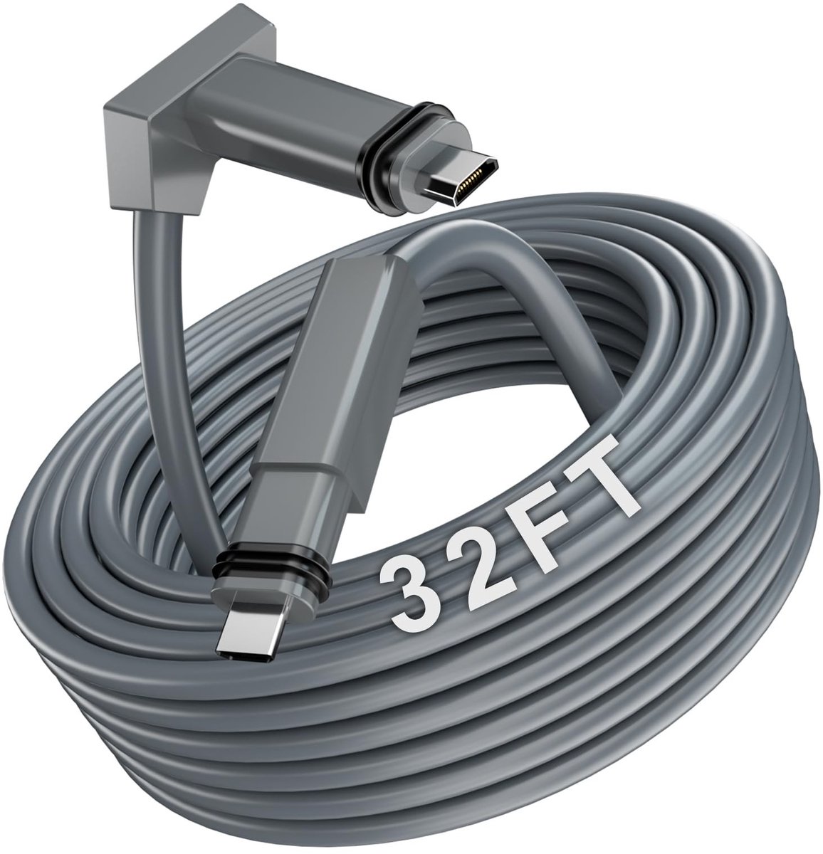 Dailygoody - Starlink Kabel - 32FT/10M - Waterdichte vervangingskabel - Grijs - Ethernet kabel voor Starlink - Snelle verbinding - Geschikt voor Starl...