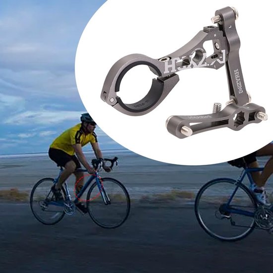 Dubbele Bidonhouder Adapter - Flessenhouder Mount - Fietsen Onderweg - Veelzijdige Montage - 24x12x2 cm - Meerdere Kleuren — afbeelding 3
