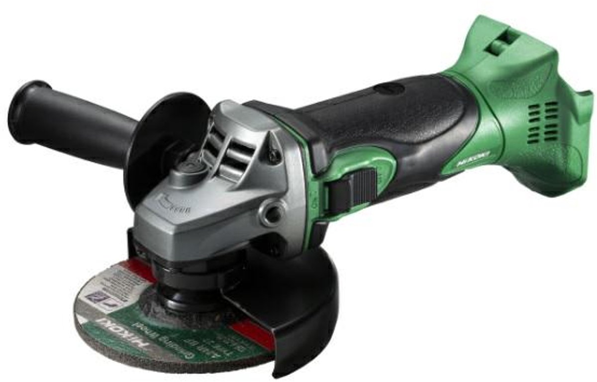 HiKOKI G-serie - Accu Haakse Slijper - 115mm - Ergonomische Bouw - Veiligheidsfunctie