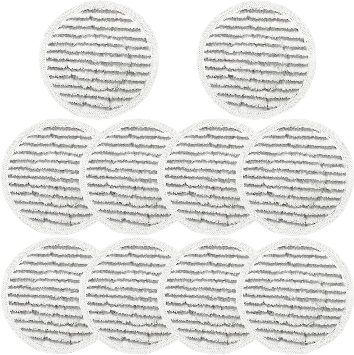 Stoomreiniger Pads - Vervangende Doeken - Vloeren Reinigen - 10 Stuks Set - 19x19x19 cm