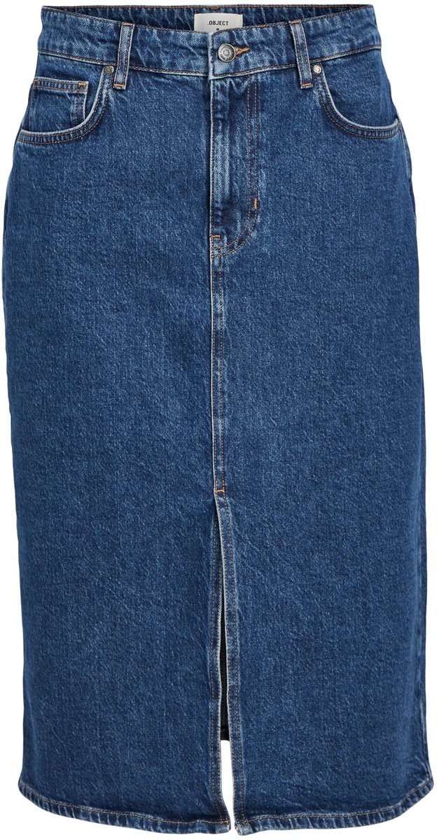 Object Middellange rok Denim