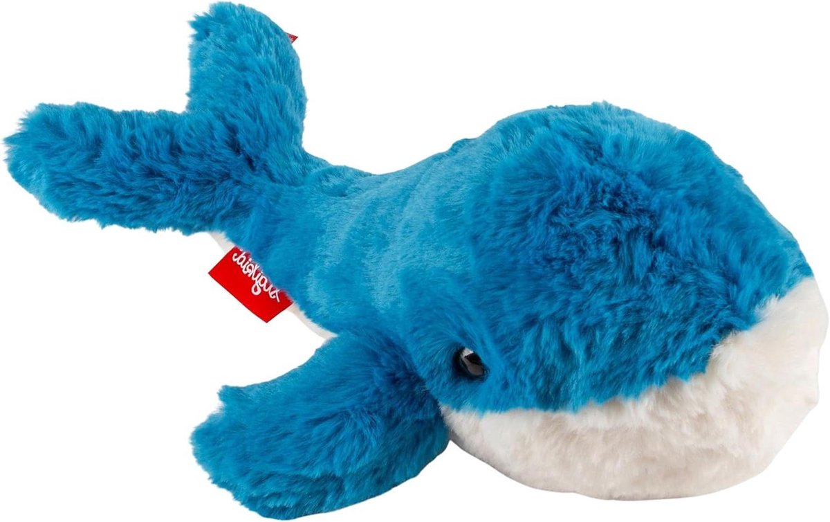 Pluche Walvis Knuffel - Zacht Dier - Spelen en Slapen - Vederzacht Pluche - 42 cm - Blauw