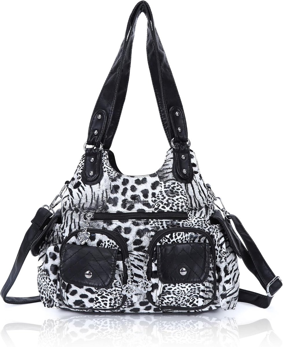 Dames Handtas - Grote Shopper - Dagelijks Gebruik - Zachte PU Leer - 37x19x8 cm - Zwart