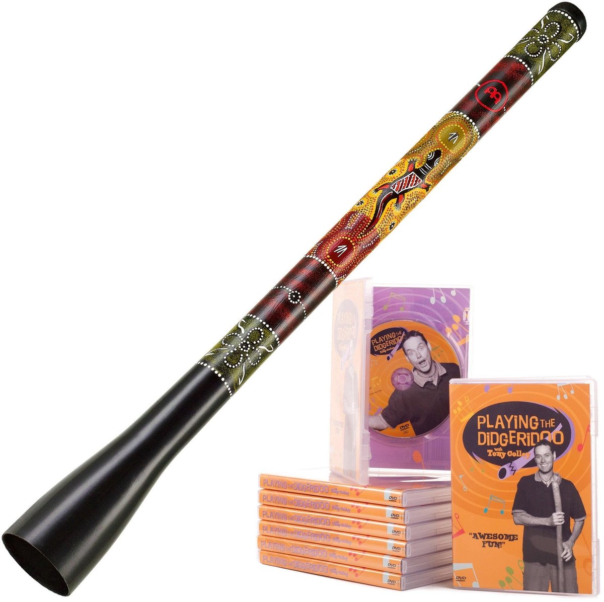Slide Didgeridoo – Uitschuifbaar voor Variabele Klanken met DVD