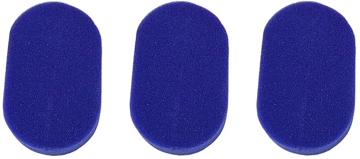 Rojafit Bad- en Douche Spons - Voordeelset 3 Stuks - Paars - Afmeting: 14 cm x 9.5 cm x 5 cm.