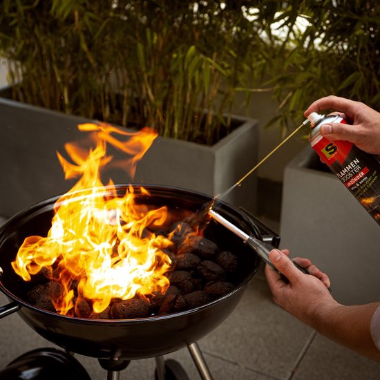 Spraytive 3x 500ml BBQ aansteker spray - vlammenbooster voor grill, houtskool & open haard - tot 90x aansteken - inclusief veiligheidsbuis van Merkloos — afbeelding 4