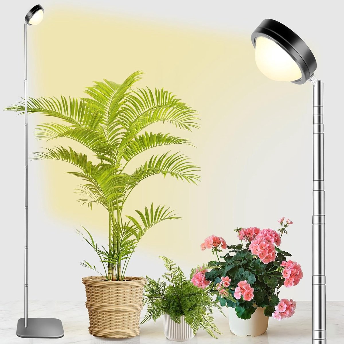 Plantenlamp LED - Groeilamp Kweeklamp - Planten Binnen - Optische Lens Volledig Spectrum - Verstelbaar - Warm Wit