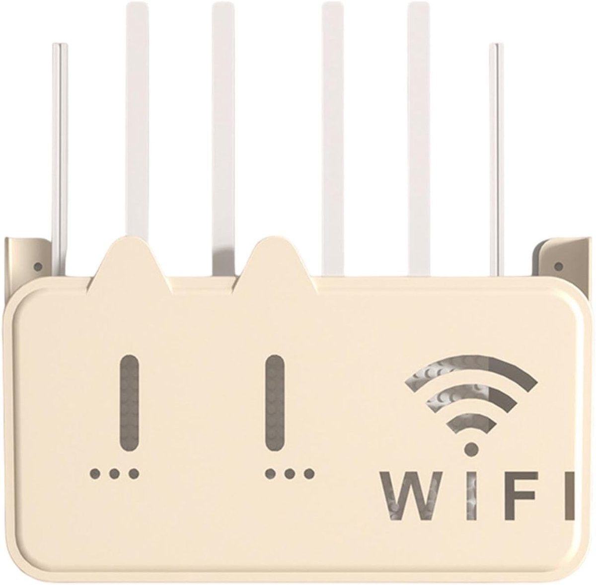Router Opbergdoos - Wandmontage Rek - Kabel Beheer - Punch Free Installatie - 24x6x15 cm - Wit