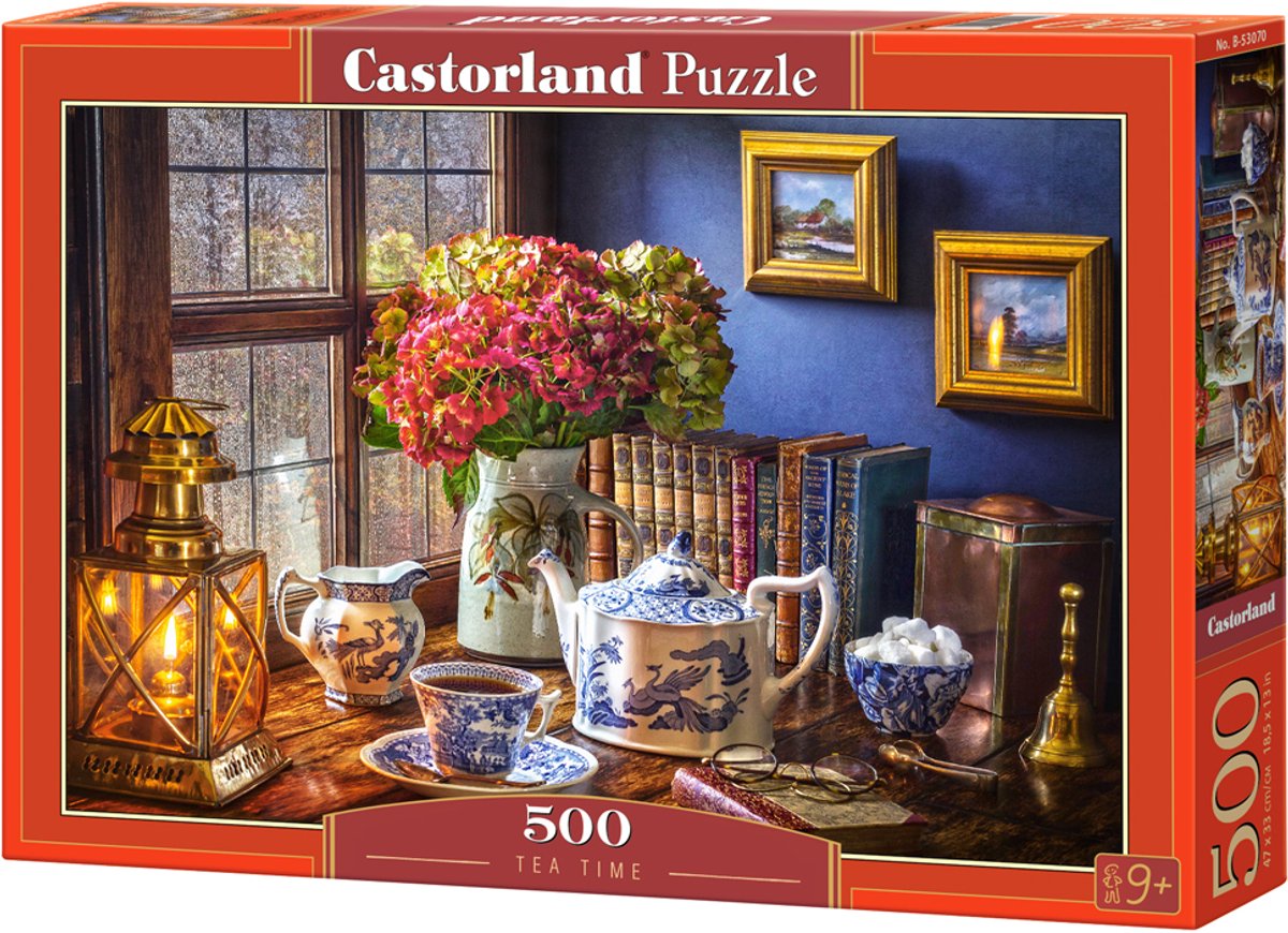 Bol.com Castorland Tea Time – Puzzel – 500 stukjes – Satijnen afwerking – Perfecte pasvorm – Europese kwaliteit aanbieding