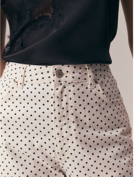 Next - Dames - Rechte Mom jeans - Wit